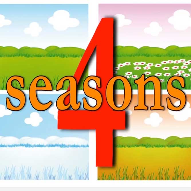 آموزش فصول سال همراه شعر و ترانه - Four Seasons