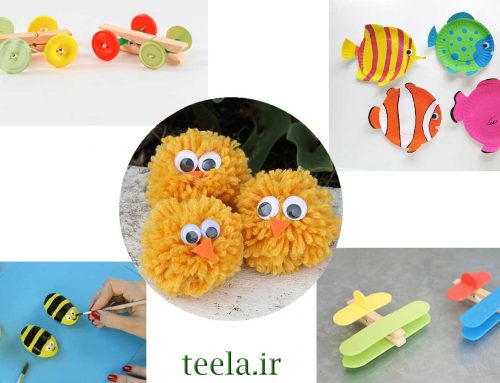 کاردستی های ساده برای کودکان در خانه – Simple crafts for kids at home