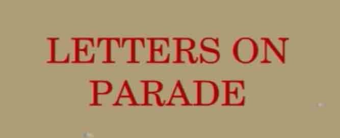 letters on parade