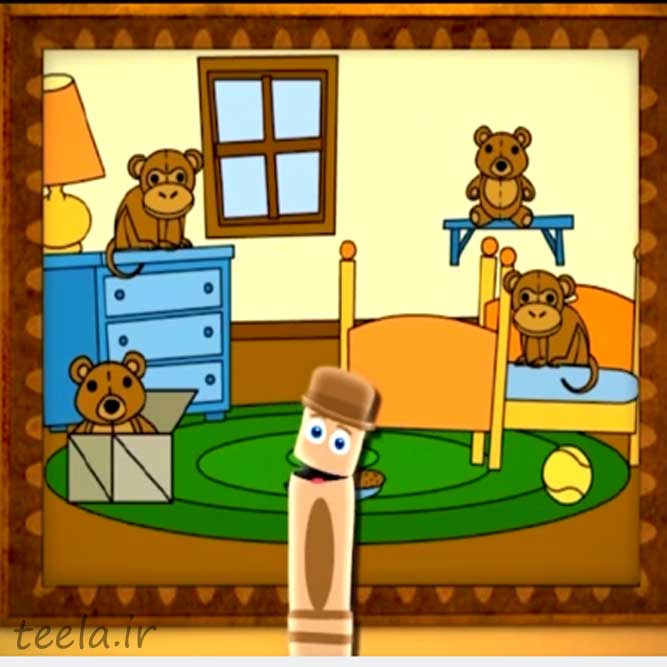 آموزش انگلیسی رنگ ها - رنگ قهوه ای - Brown