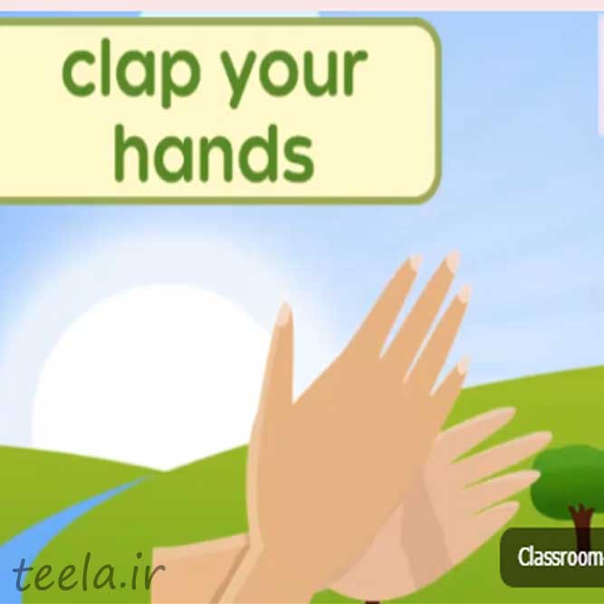 جملات ساده انگلیسی برای کودکان - Clap Your Hand