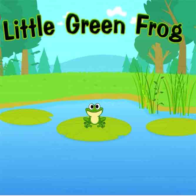 ترانه های کودکانه آموزش زبان در منزل، مهد و مدرسه - Little green frog