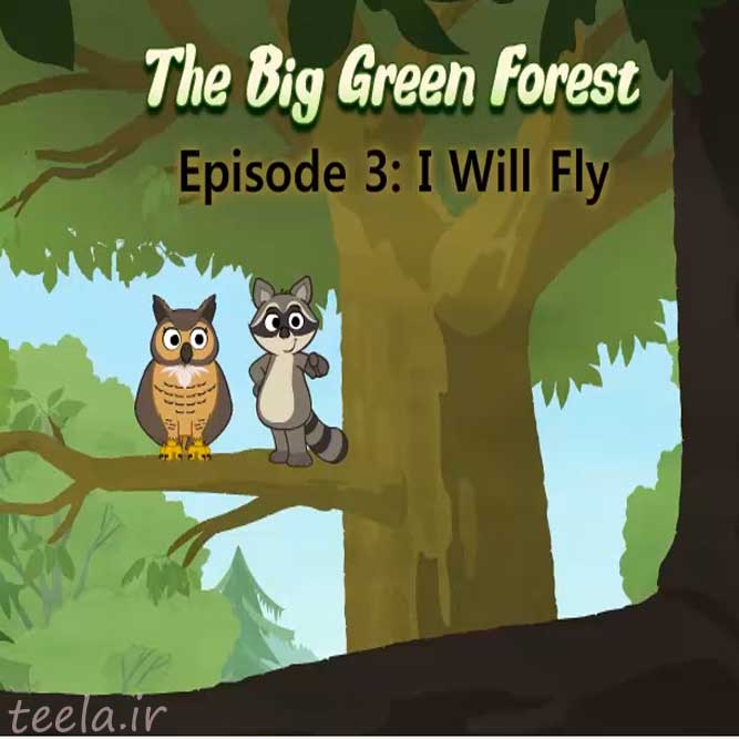 جملات ساده انگلیسی برای کودکان - قسمت 3 سریال The Big Green Forest