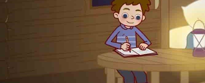 جملات ساده انگلیسی برای کودکان و نوجوانان - Summer Camp Diary - 33